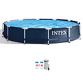 Metal Frame Above Ground Swimming Pool with Pump J138271