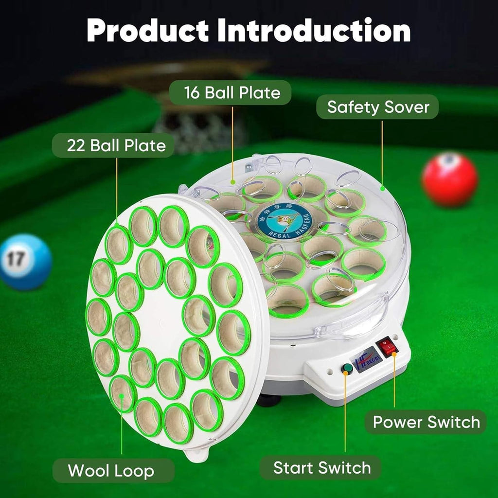 Automatic Billiard Ball Cleaner with LED Touch Display Q6635