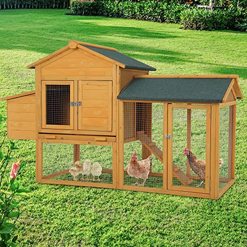 66 Inch Wood Chicken Coop L3531