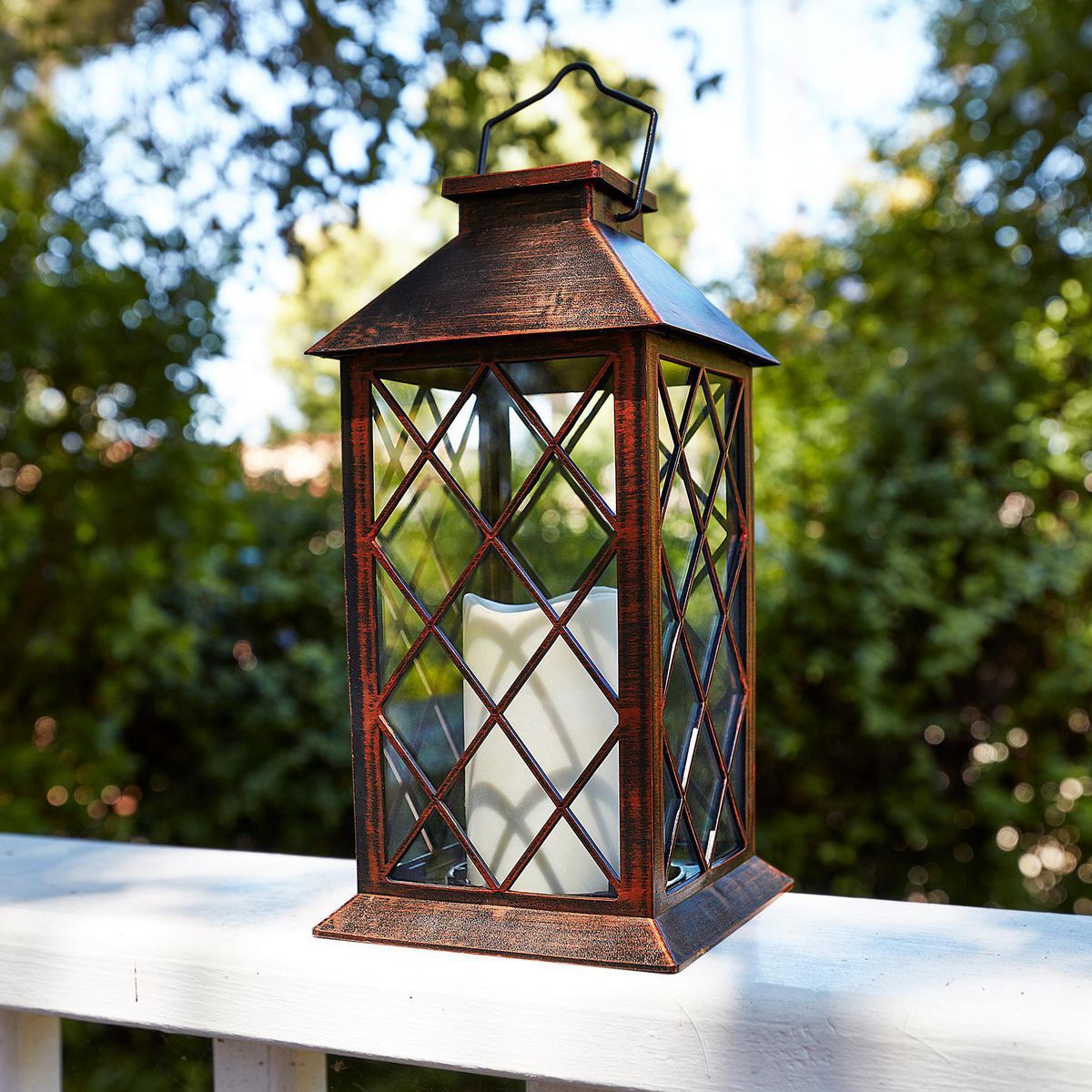 11 in. Solar LED Lantern R2315