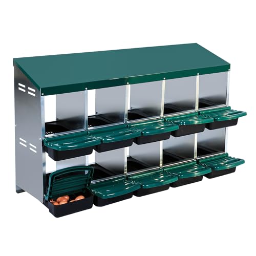 10 Hole 2 Layer Chicken Nesting Box with Legs Y186158