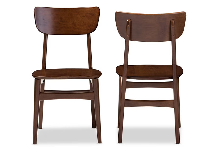 Dark Walnut Bent Wood Dining Side Chair (Set of 2) M597062