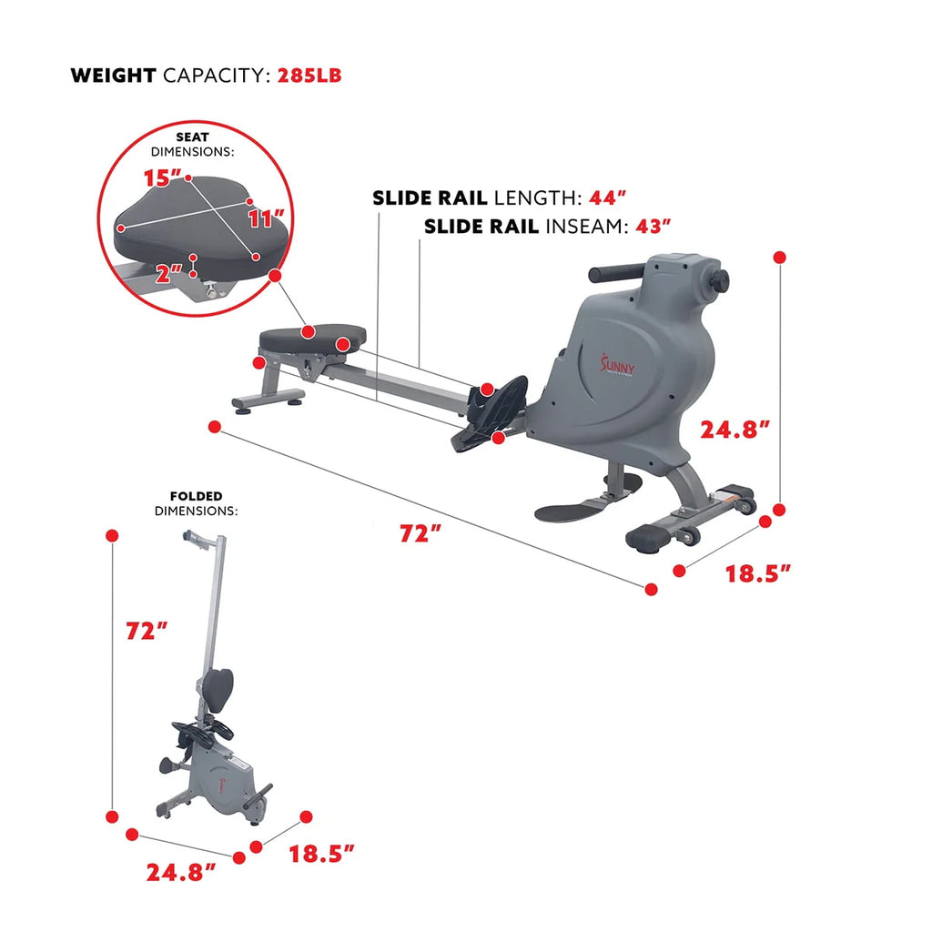 Dual Rower Rowing Machine F189