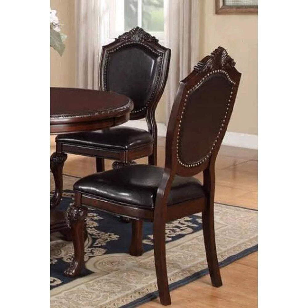 Brown Set of 2 Dining Chairs W4118