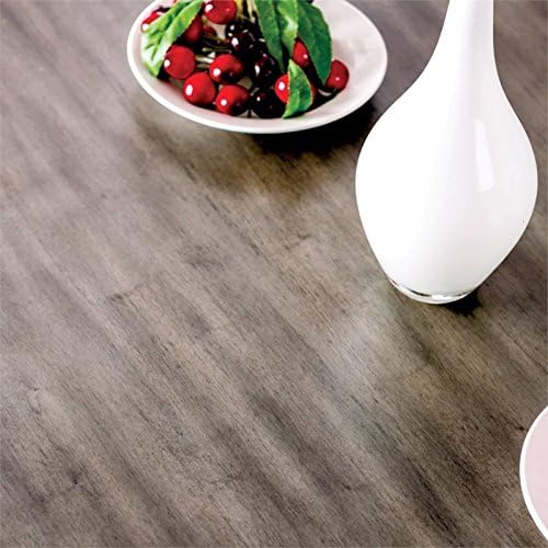 Gray Wood Round Dining Table Y386219