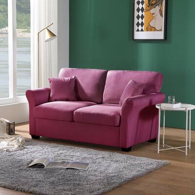 Purple Loveseat W4444