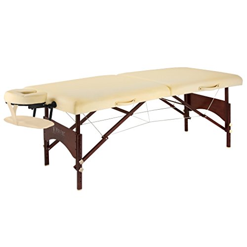 28" Portable Massage Table with Walnut Legs A299