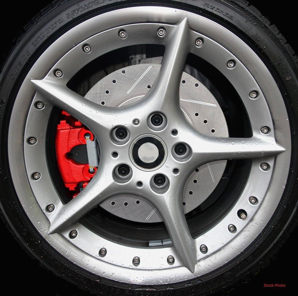 Black Semi-Loaded Calipers and Hardware Brake Kit E117