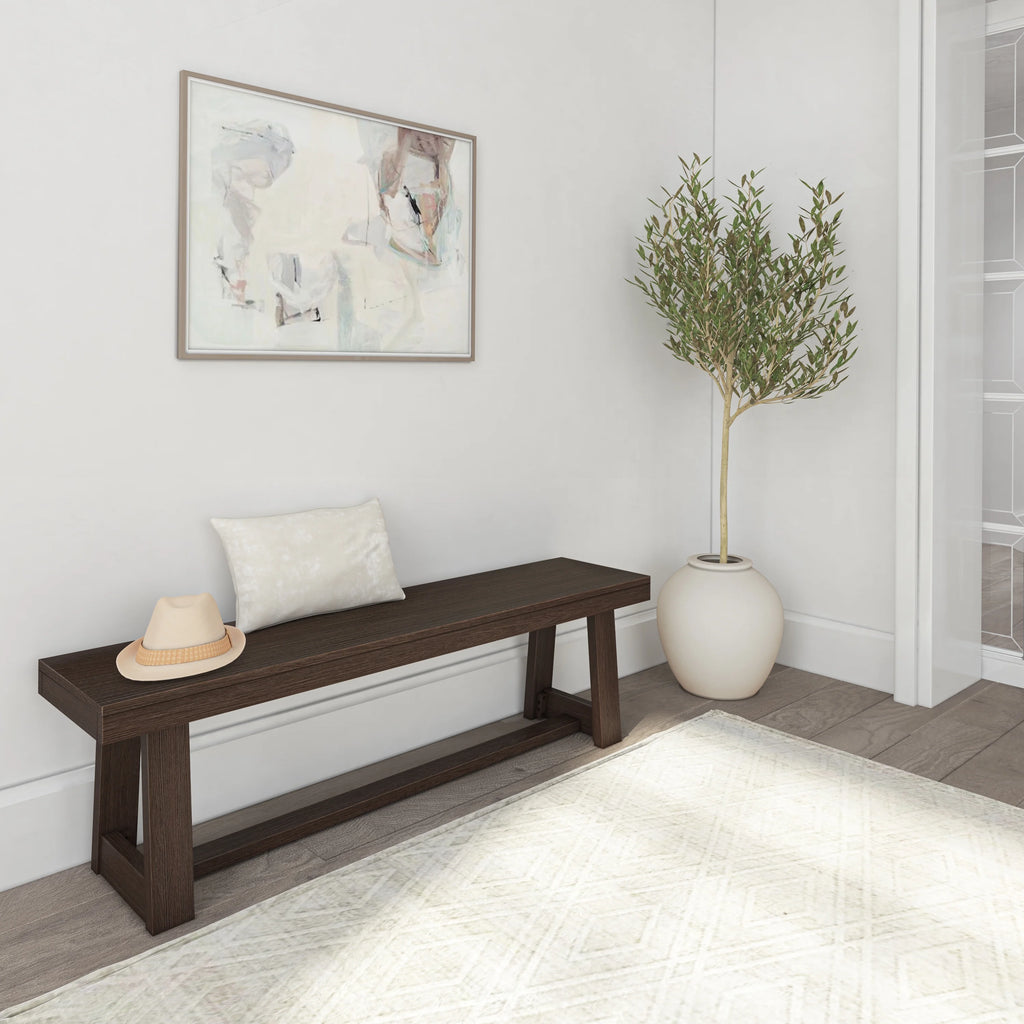 60" Solid Wood Dining Bench J294555