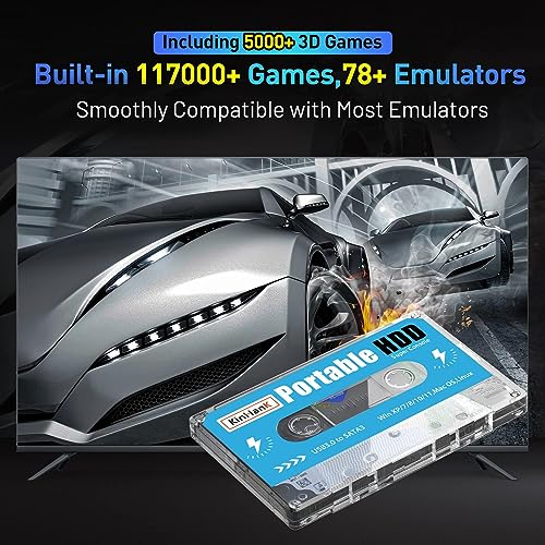 500G External Hard Drive with 111700 Games F610238