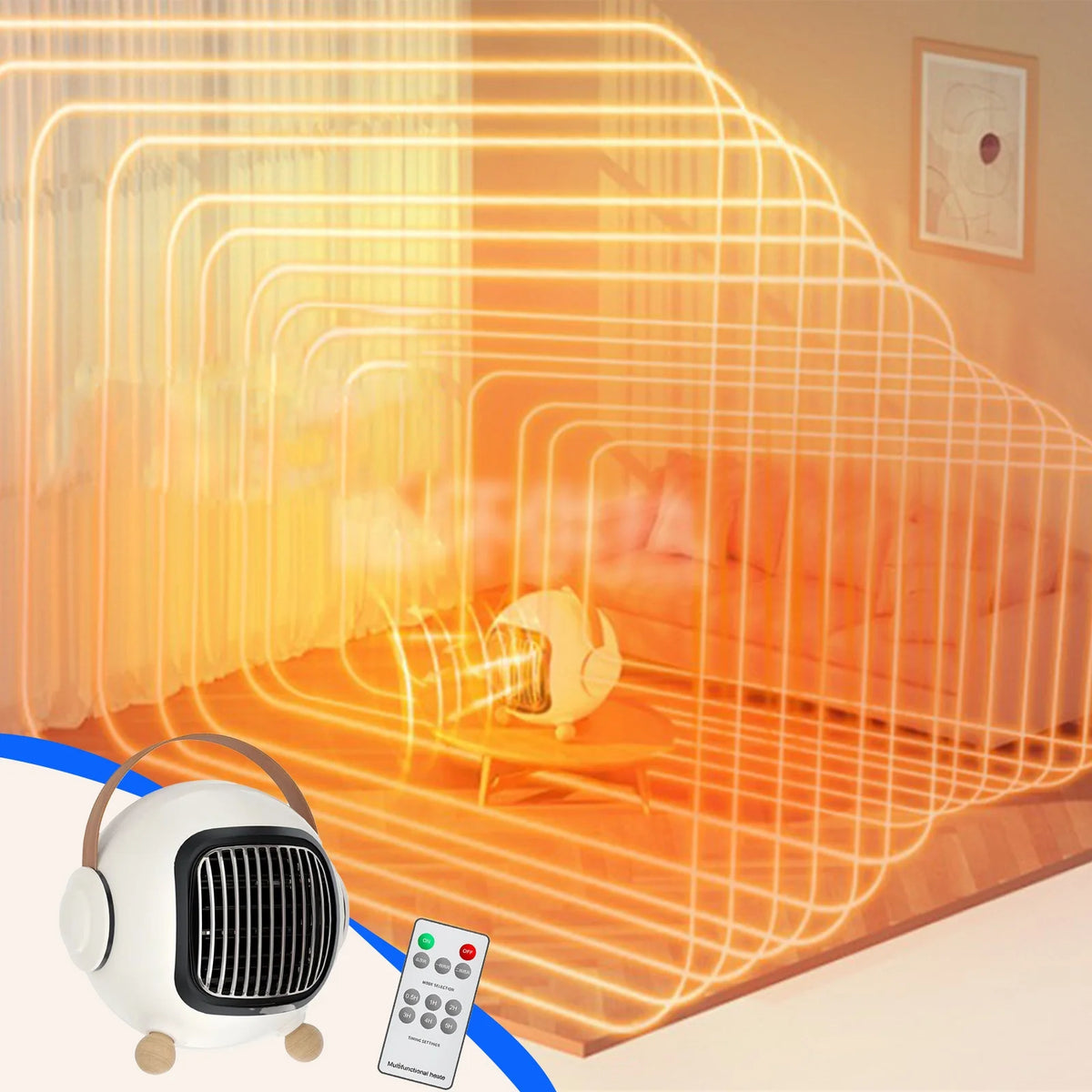 Desktop Heater with Remote Control L651