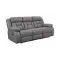 Grey Upholstered Motion Sofa V463468