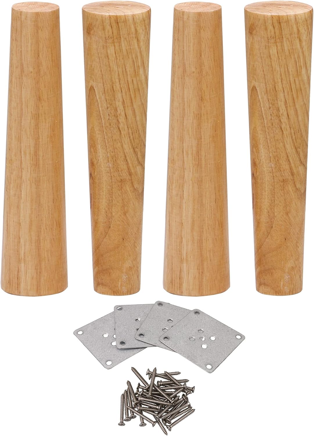 10inch Wood Tapered Furniture Legs Pack of 4 T1575