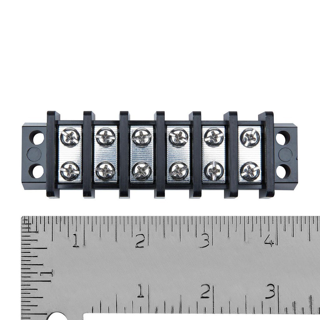 6-Circuit Dual-Row Terminal Block, 2-Pack I81647