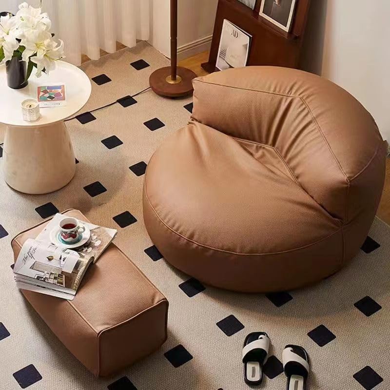 Curved Leather Sofa O470