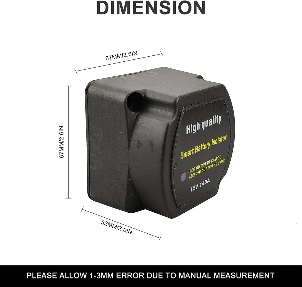 12V 140Amp Voltage Sensitive Relay N9146