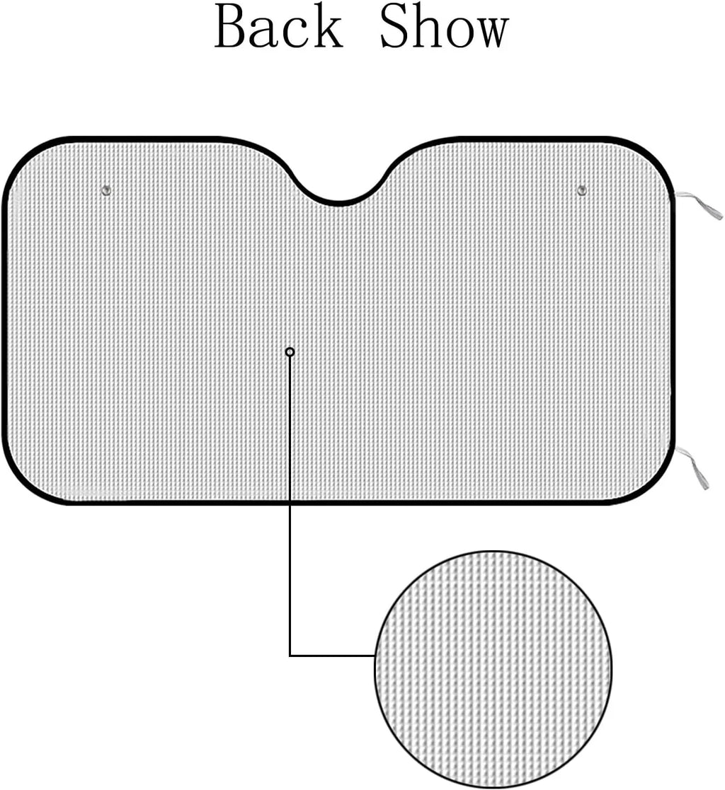 Foldable Car Windshield Sunshade 55 x 27.5 inch M778