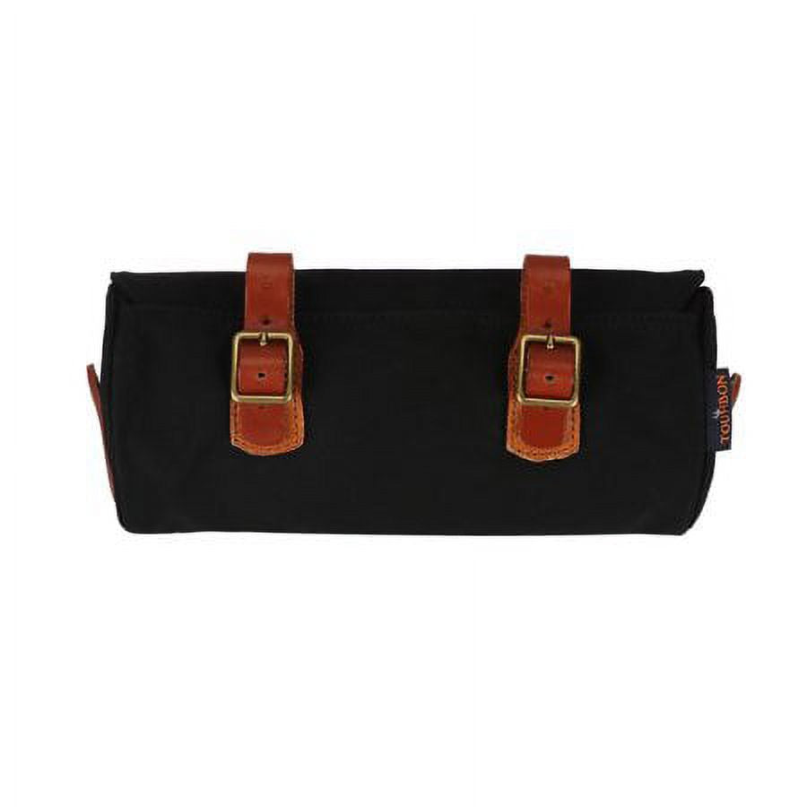 Canvas Black Bicycle Handlebar Bag N947