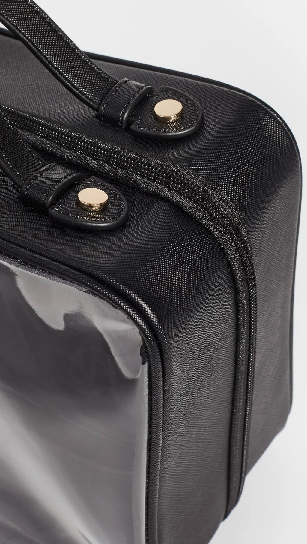 Clear Cosmetic Case Black One Size G295