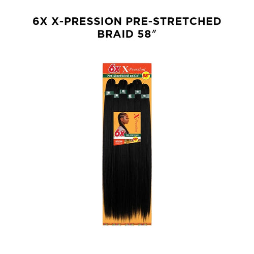 1B Off Black Jumbo Braid Hair 58” S45640