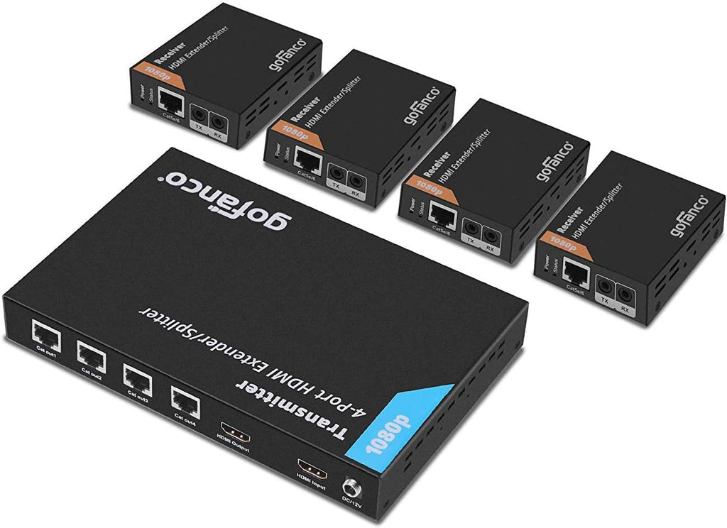 1x4 HDBaseT HDMI Extender Splitter 4K 60Hz A115079