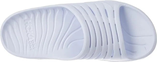 White Unisex Recovery Slides Z361