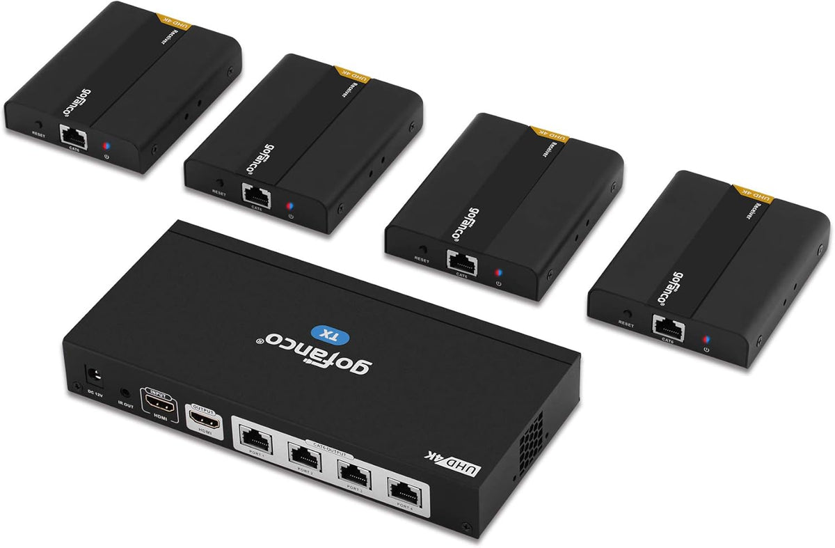 1x4 HDBaseT HDMI Extender Splitter 4K 60Hz A115079
