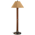 60 inch Floor Lamp with Wicker Body & Linen Shade W333680