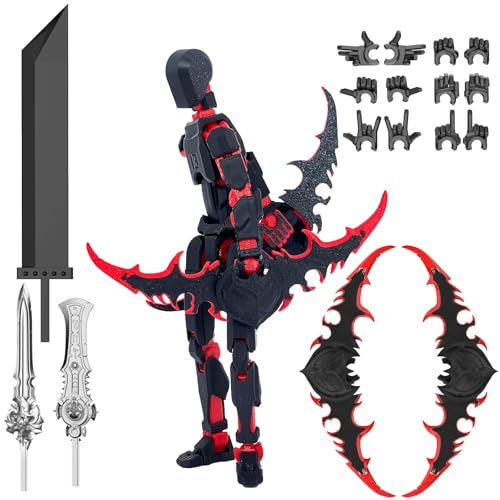Black Green/Red Black Action Figure Set W2958
