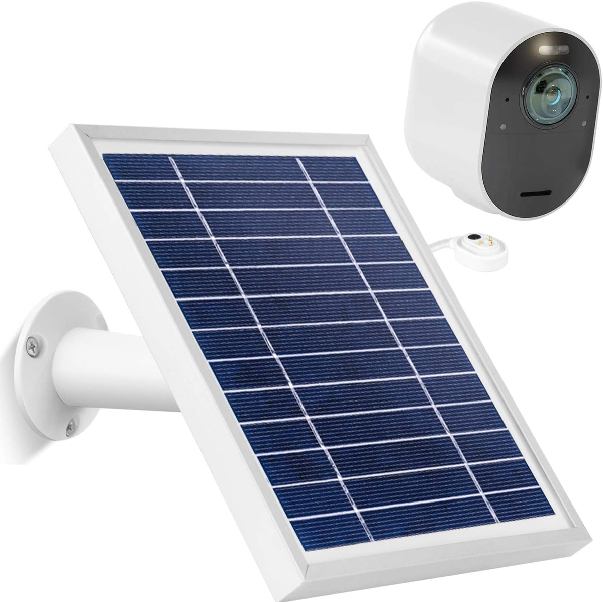 Solar Panel Charge with 11.5ft Waterproof Magnetic Power Cable, Adjustable Mount Z43822