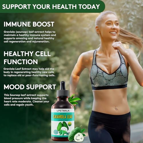 2 Fl Oz Graviola Leaf Extract Liquid (Soursop) G831875