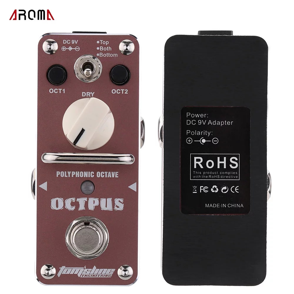 Octopus Polyphonic Octave Electric Guitar Effect Pedal Z6594