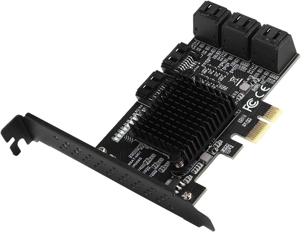 PCIE to SATA3.0 8-Port Expansion Card F854