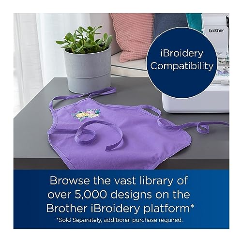 3.7-Inch LCD Touch Display Computerized Embroidery Machine with Sewing Bundle D422
