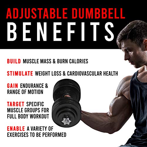 Adjustable Dumbbell Weight Set D79736