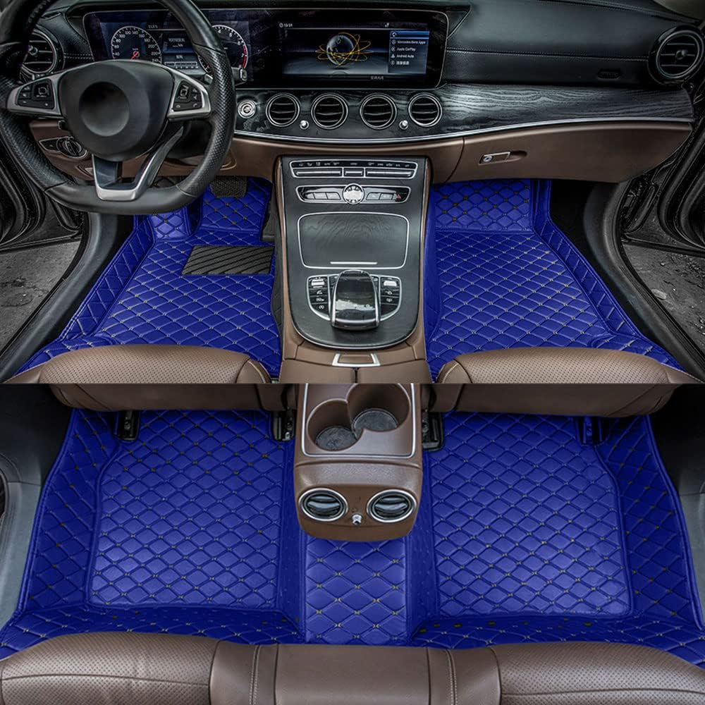 All Weather Non-Slip Leather Car Floor Liners W9725