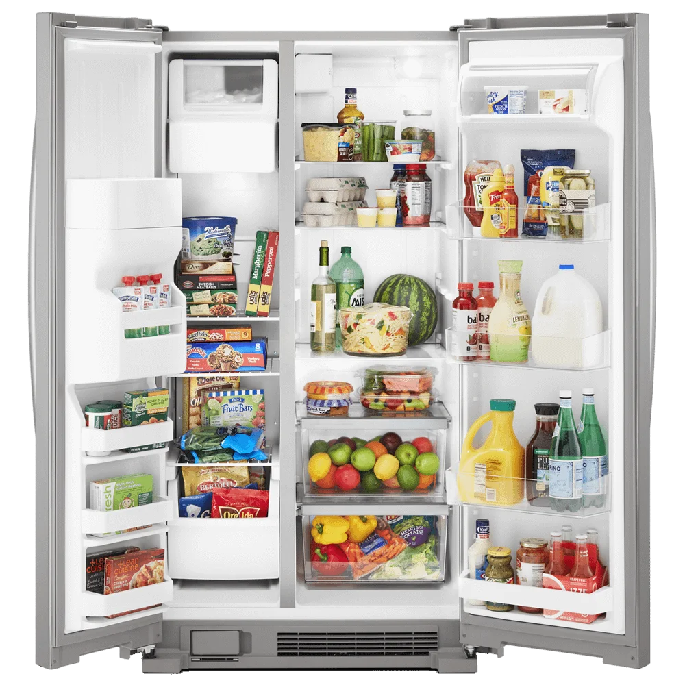 33" Wide 21 Cu. Ft. Side By Side Refrigerator L277