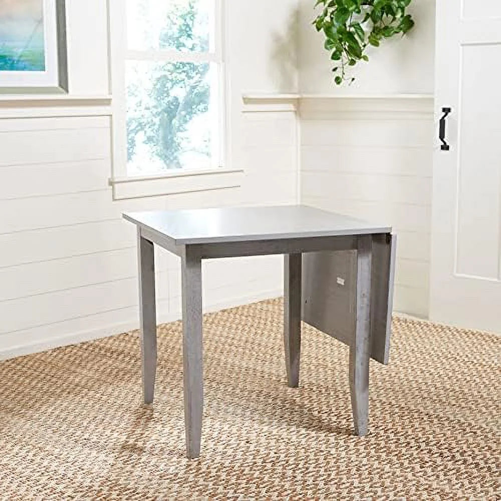 Dark Grey Drop End Leaf Dining Room Table G545462