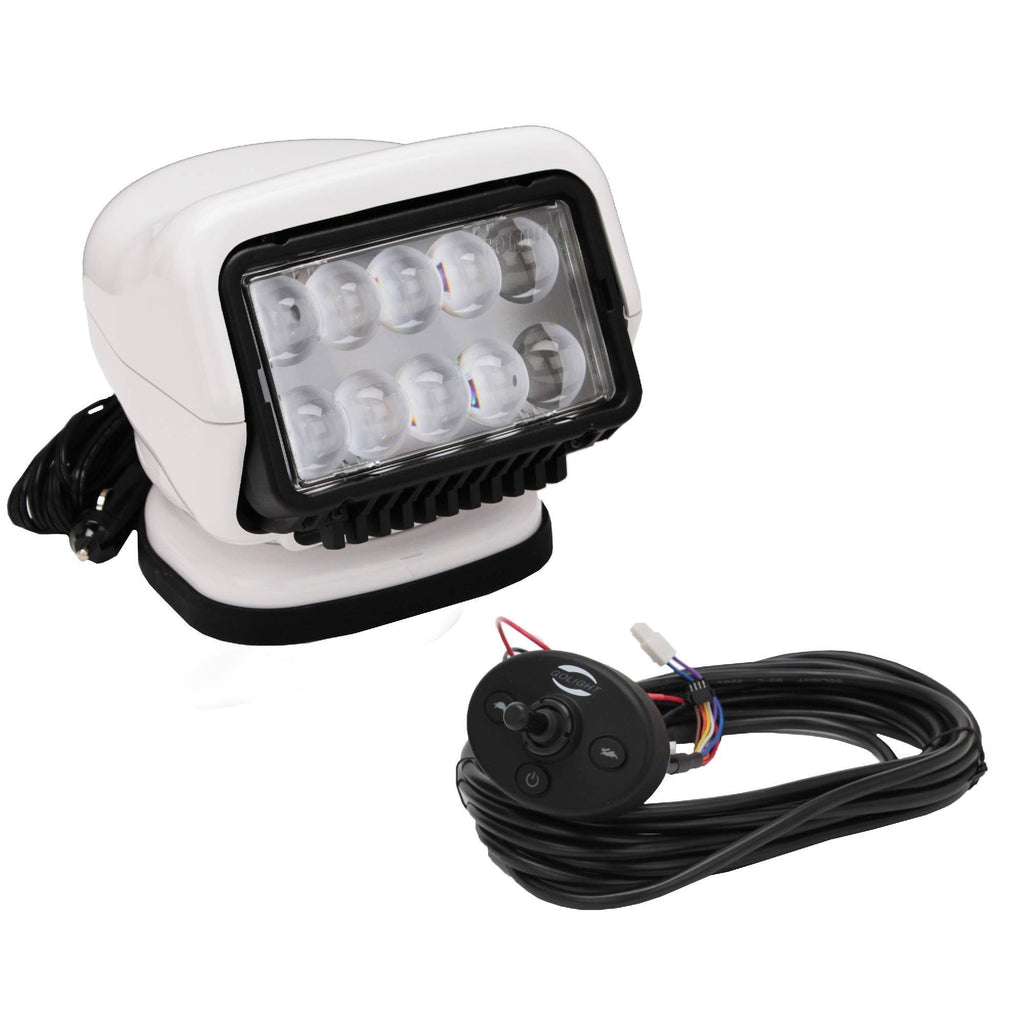 White LED Stryker Searchlight with Wired Dash Remote S8603