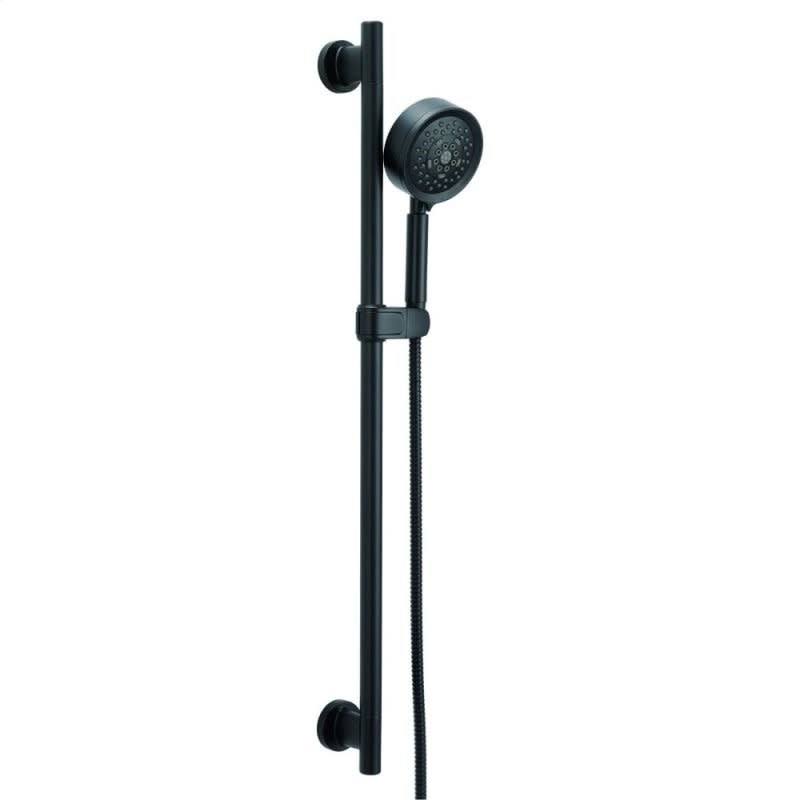 Satin Black 5 Function Handshower with Slidebar Assembly L7308