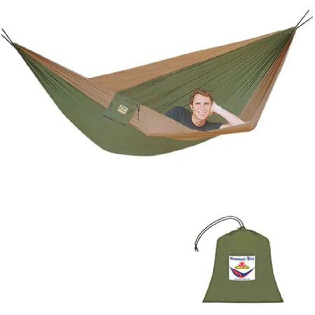 Double Hammock - Tan-Green S202