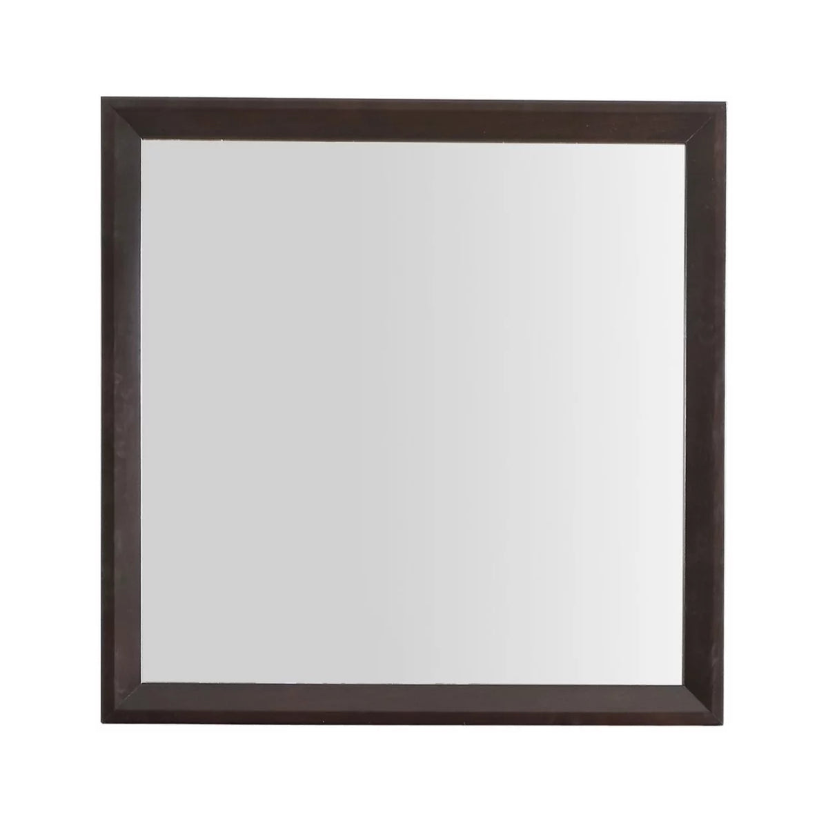 Espresso Square Framed Dresser Mirror N126