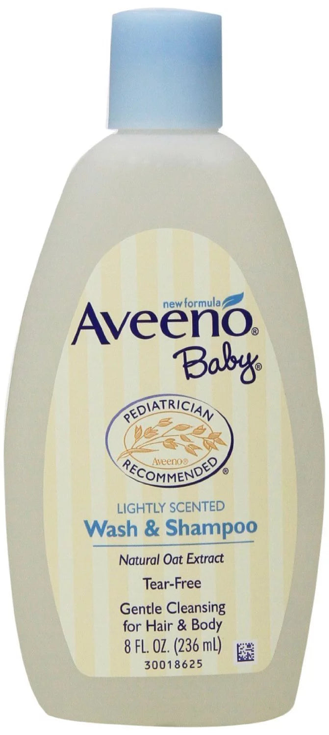Baby Wash & Shampoo Oat Extract 8 Oz 4-Pack T39948
