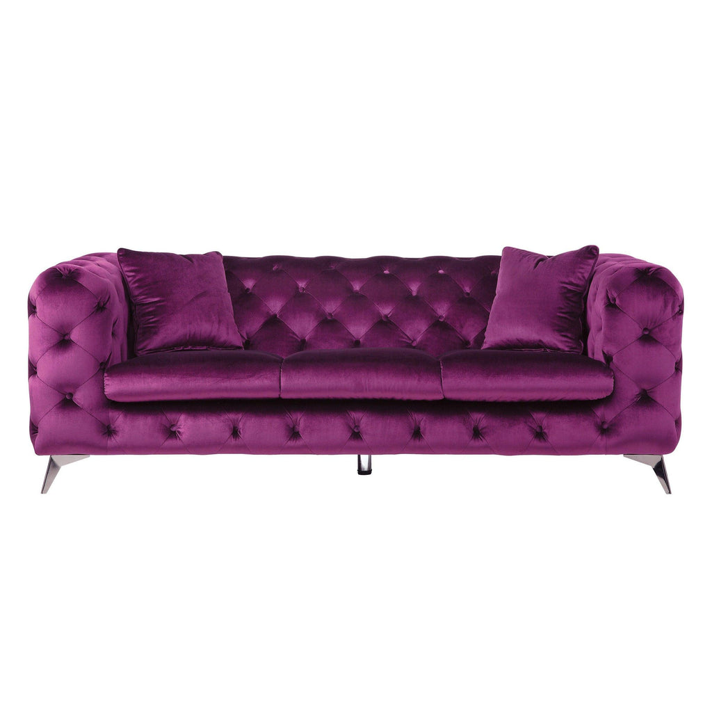 Purple Sofa + Loveseat A343459
