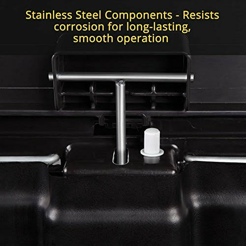 Blk 8 gal Stainless Steel Step-On Container Z567