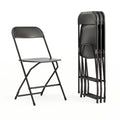 Beige Plastic Folding Chair 4 Pack U864519