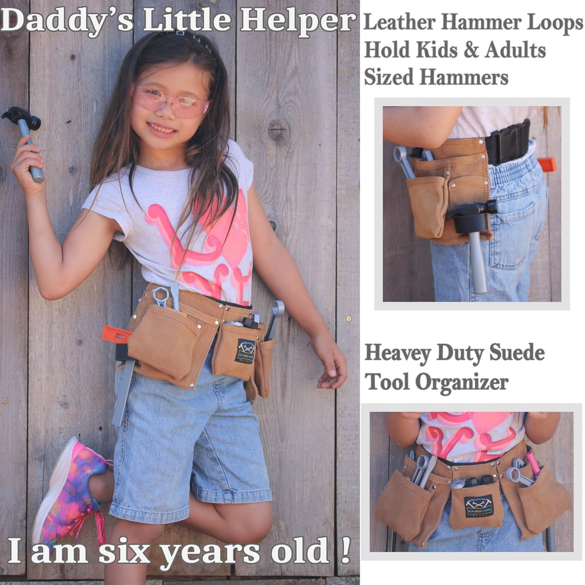 Real Leather Kids Tool Belt U335