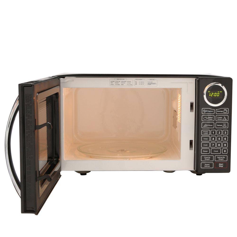 0.9 Cu ft Black Microwave I198119