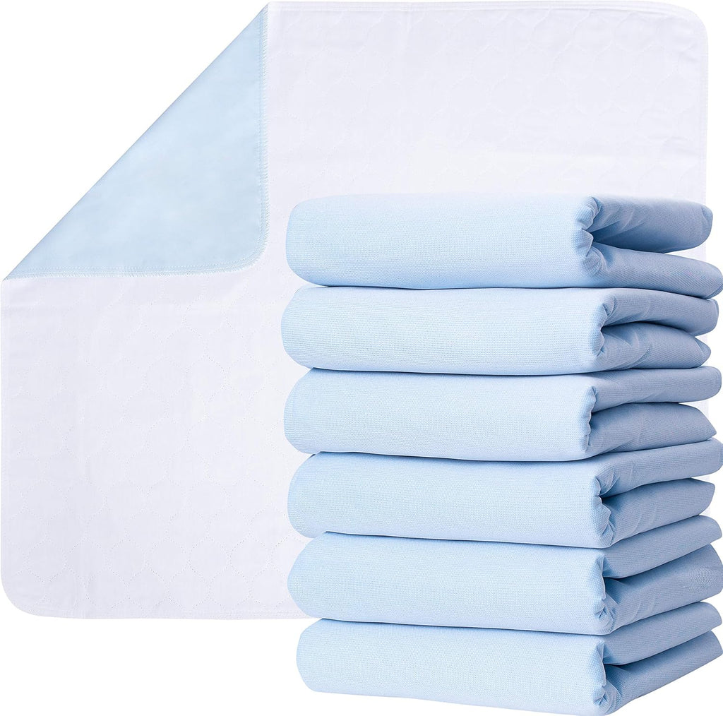 Washable Large Bed Pads, Pack of 6, 34 x 36 I23130