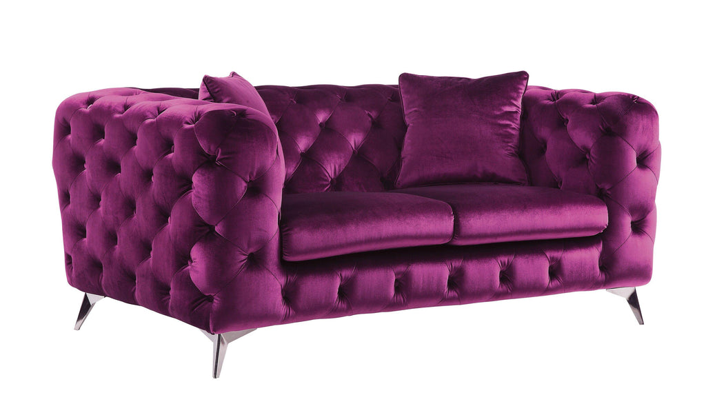 Purple Sofa + Loveseat A343459